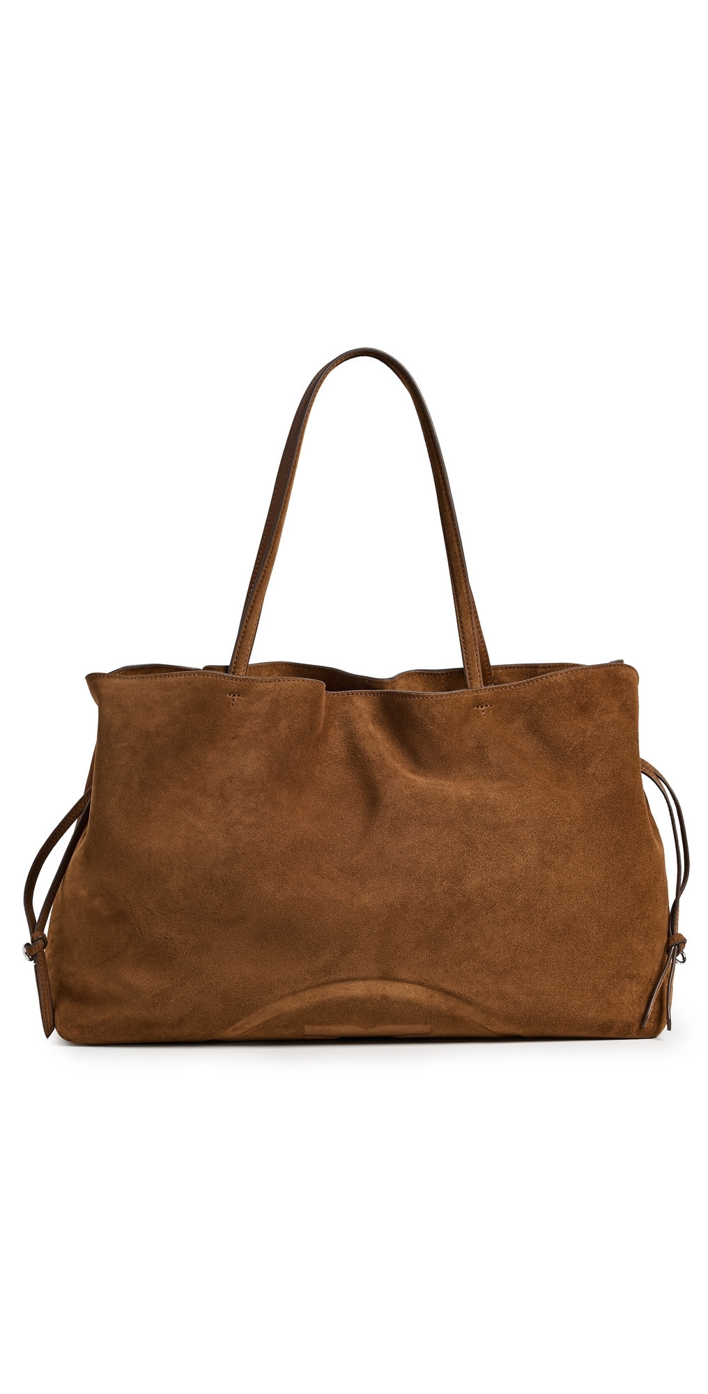 Tory Burch Ella Suede Drawstring Tote Caramel One Size | Shopbop