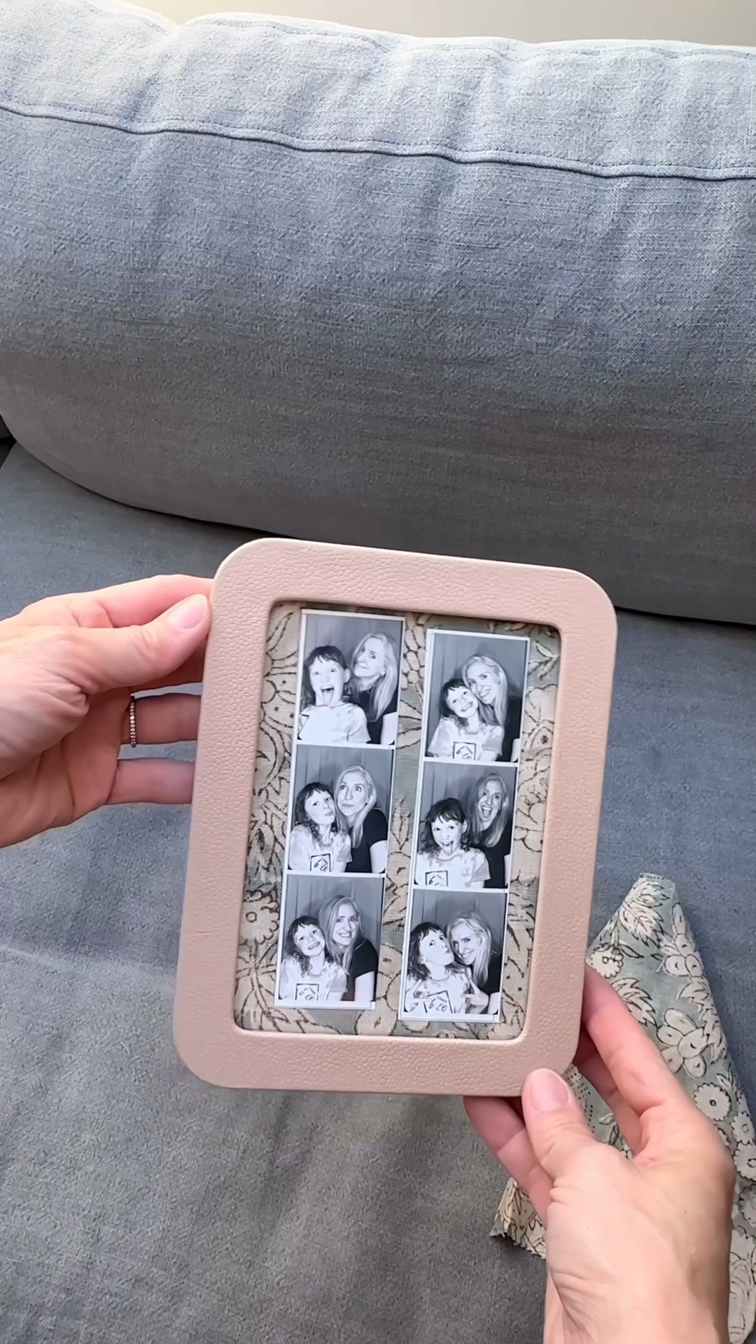 Found the perfect frame for our Photo Booth strips 🤍
