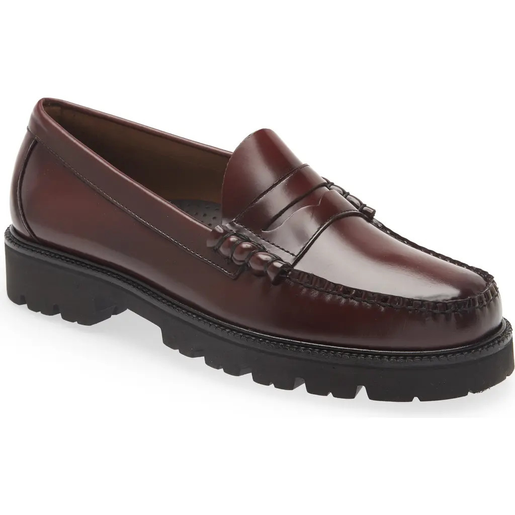 G.H.BASS Larson Lug Loafer in Wine at Nordstrom Rack, Size 11.5 | Nordstrom Rack