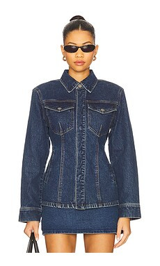 Steve Madden Parc Jacket in Midnight Blue from Revolve.com | Revolve Clothing (Global)