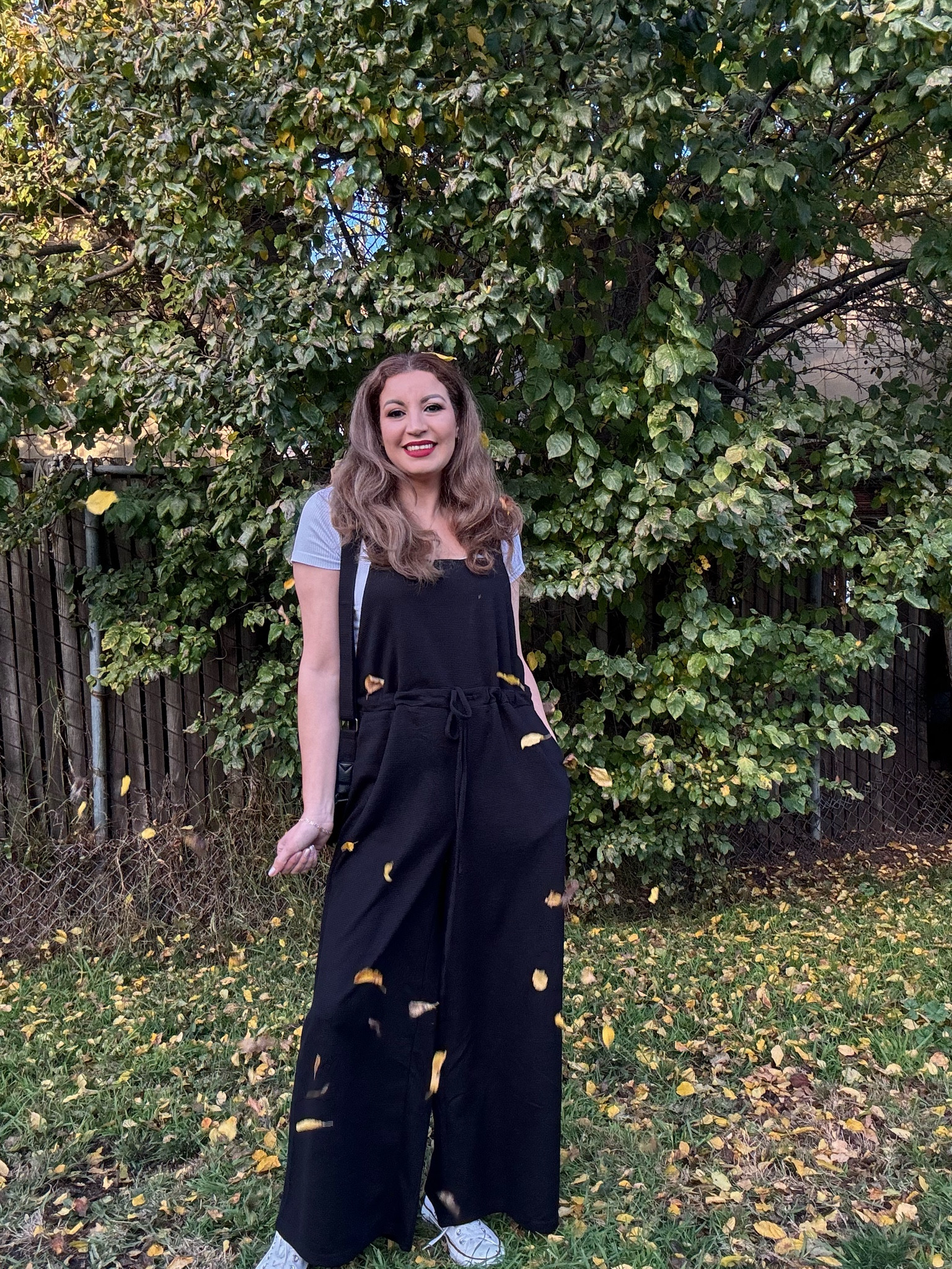 luvamia Overol para mujer, ajuste holgado, de punto gofre, holgado, de pierna ancha, overol cómodo, informal, pantalón largo.
Size:utilizo de referencia 

#LTKbeauty #LTKstyletip #LTKSeasonal