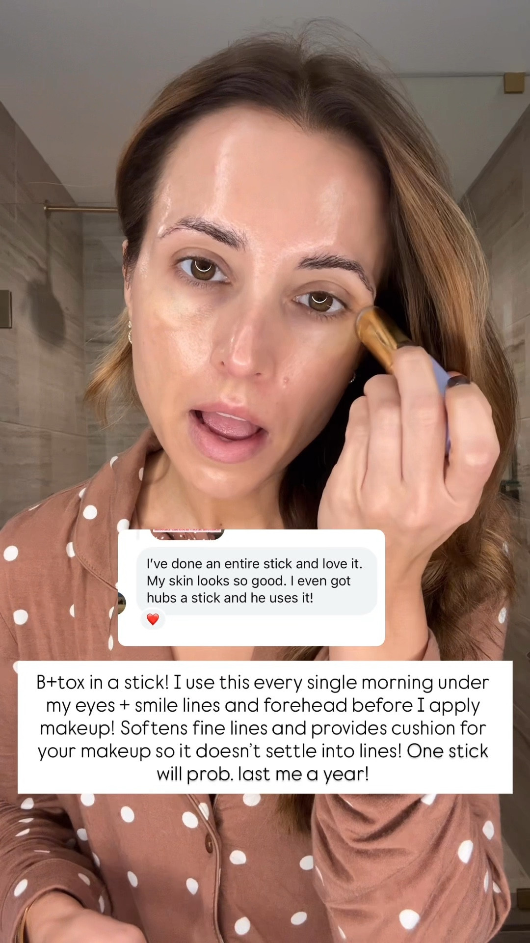 The beauty products I’d replace immediately if I lost them! I love this b+tox in a stick! I apply under my eyes, forehead and smile lines before I apply my makeup! Mature-skin friendly makeup. Clean beauty makeup. Clean beauty skincare. 

#LTKBeauty #LTKmorningroutine #LTKselfcare