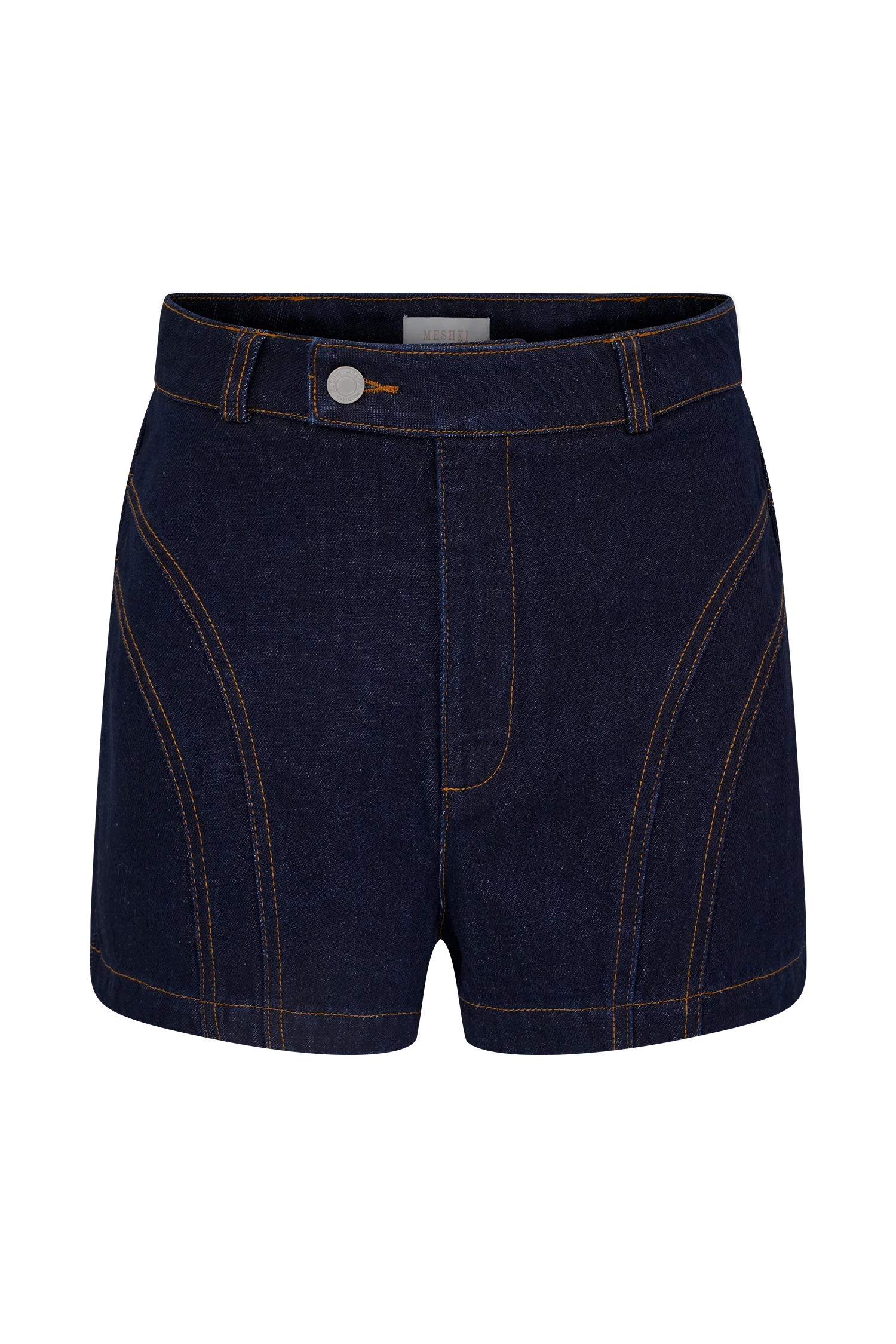 Meadow Denim Shorts - Indigo Blue | MESHKI US