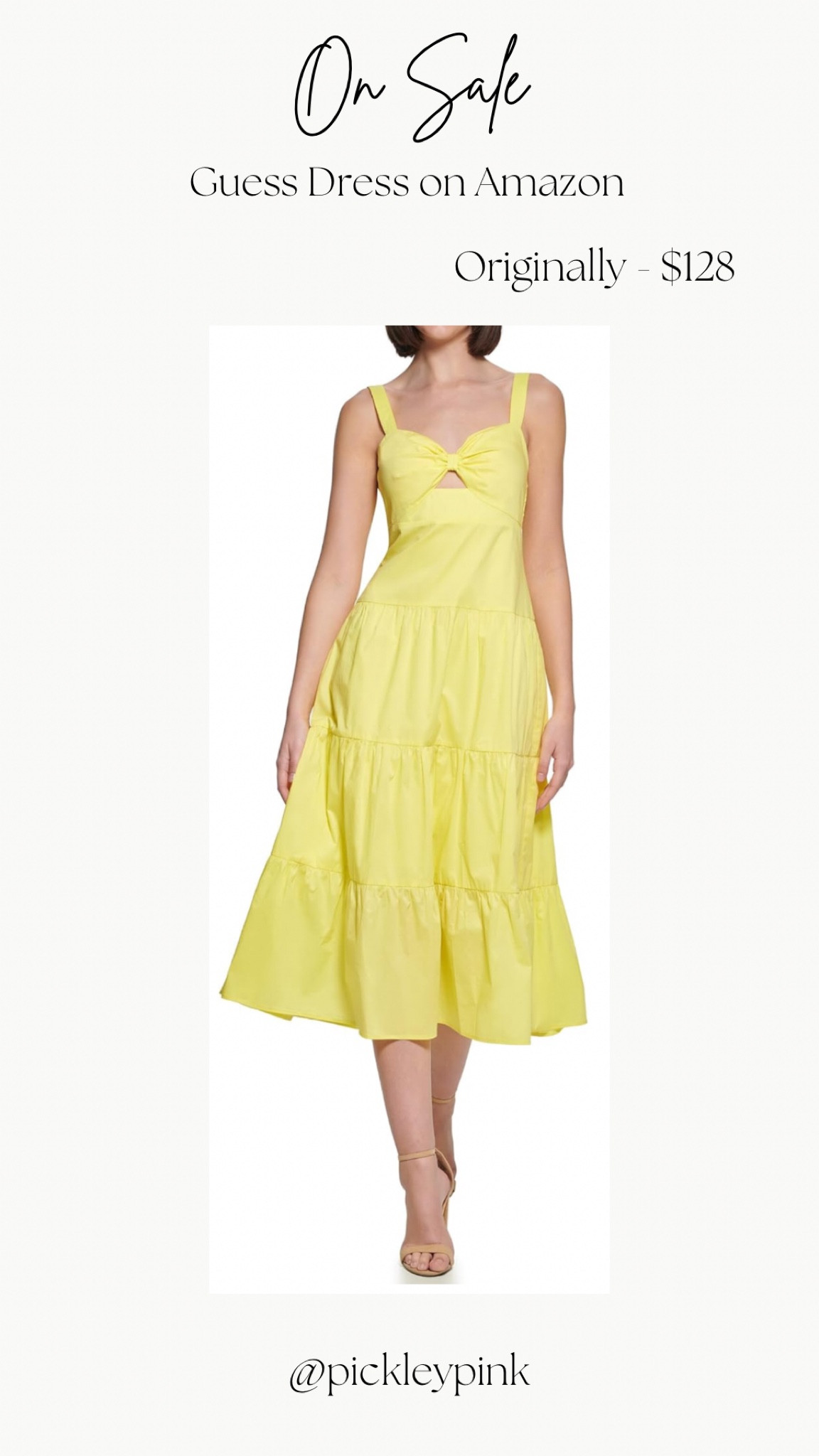 Guess, Guess on Sale, Yellow Dress, Wedding Guest Dress, Wedding Guest Outfit, Sale, On Sale, Amazon Deal, Amazon Sale

#LTKsalealert #LTKwedding #LTKstyletip