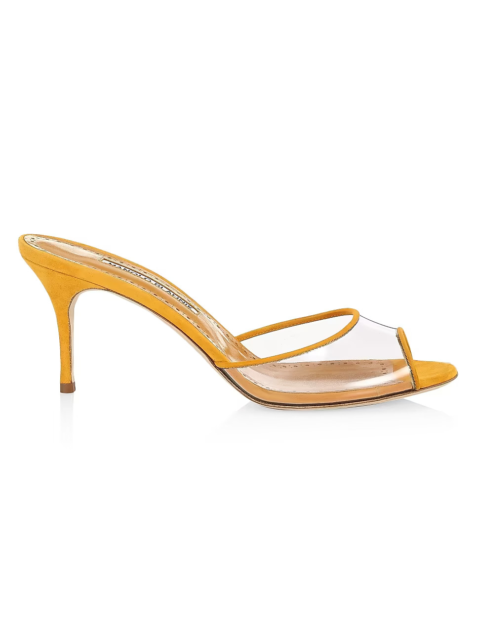 Jadifa 70MM PVC & Suede Mules | Saks Fifth Avenue