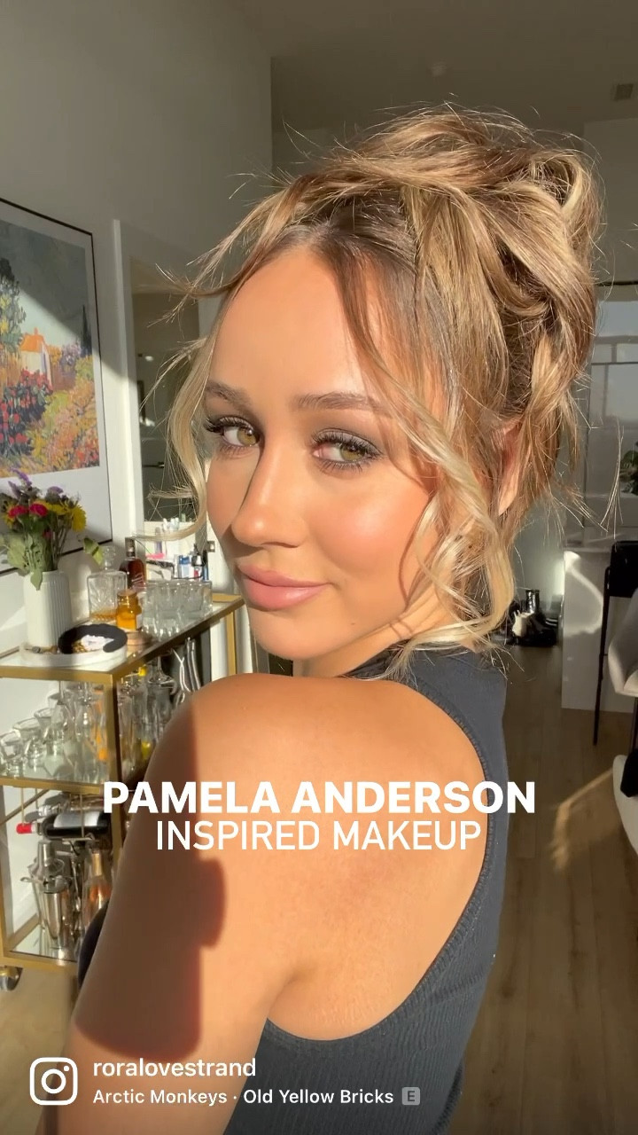 Pamela Anderson inspired makeup look 🖤 For the foundations I mixed the makeup by Mario and the Charlotte tilbury! Lashes I’m also wearing individuals added off camera #eyeshadow #makeuptutorial #glam #softglam 

#LTKFind #LTKbeauty