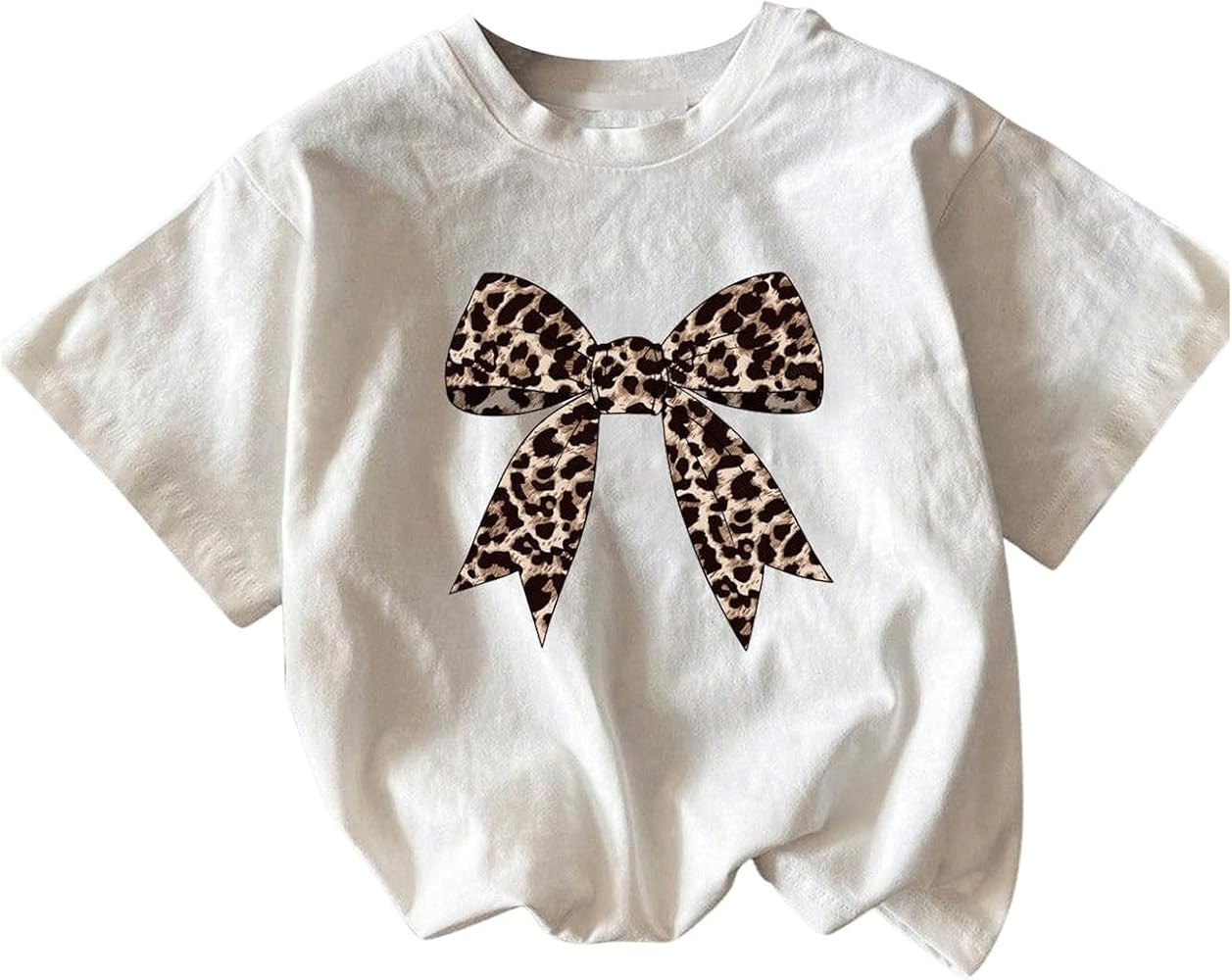 Women's Cherry Bow Graphic Tees Short Sleeve Crew Neck Summer T Shirt Tops for Women Trendy | Amazon (US)