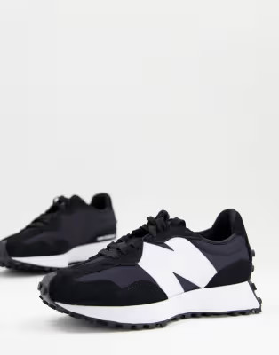 New Balance 327 trainers in black | ASOS (Global)