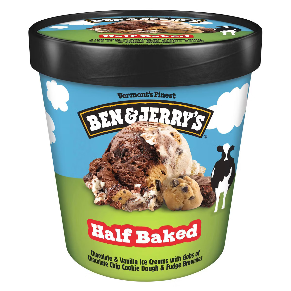 Ben & Jerry's Half Baked Chocolate & Vanilla Ice Cream - 16oz | Target