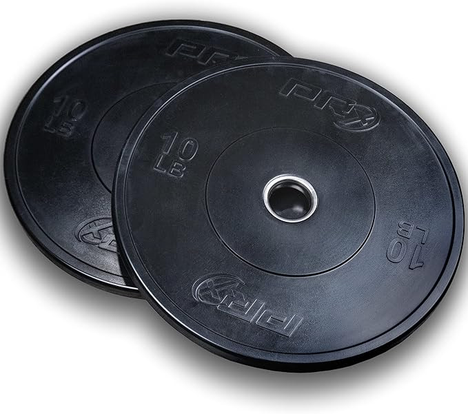 PRx Performance Prime Bumper Plates, Solid Rubber Olympic Weight Plate Pairs with Steel Hub for W... | Amazon (US)