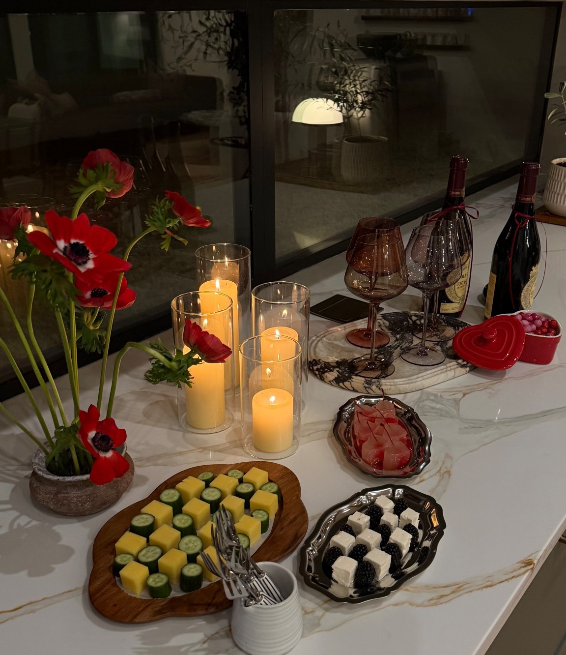 Valentines girls night set up

#LTKValentine