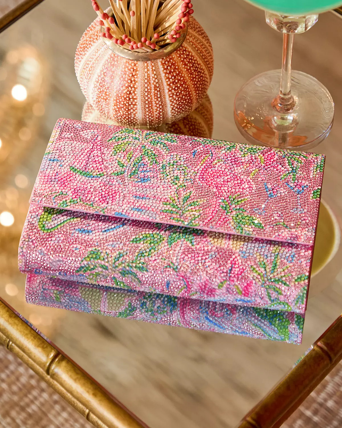 Judith Leiber Fizzoni Crystal Clutch | Lilly Pulitzer