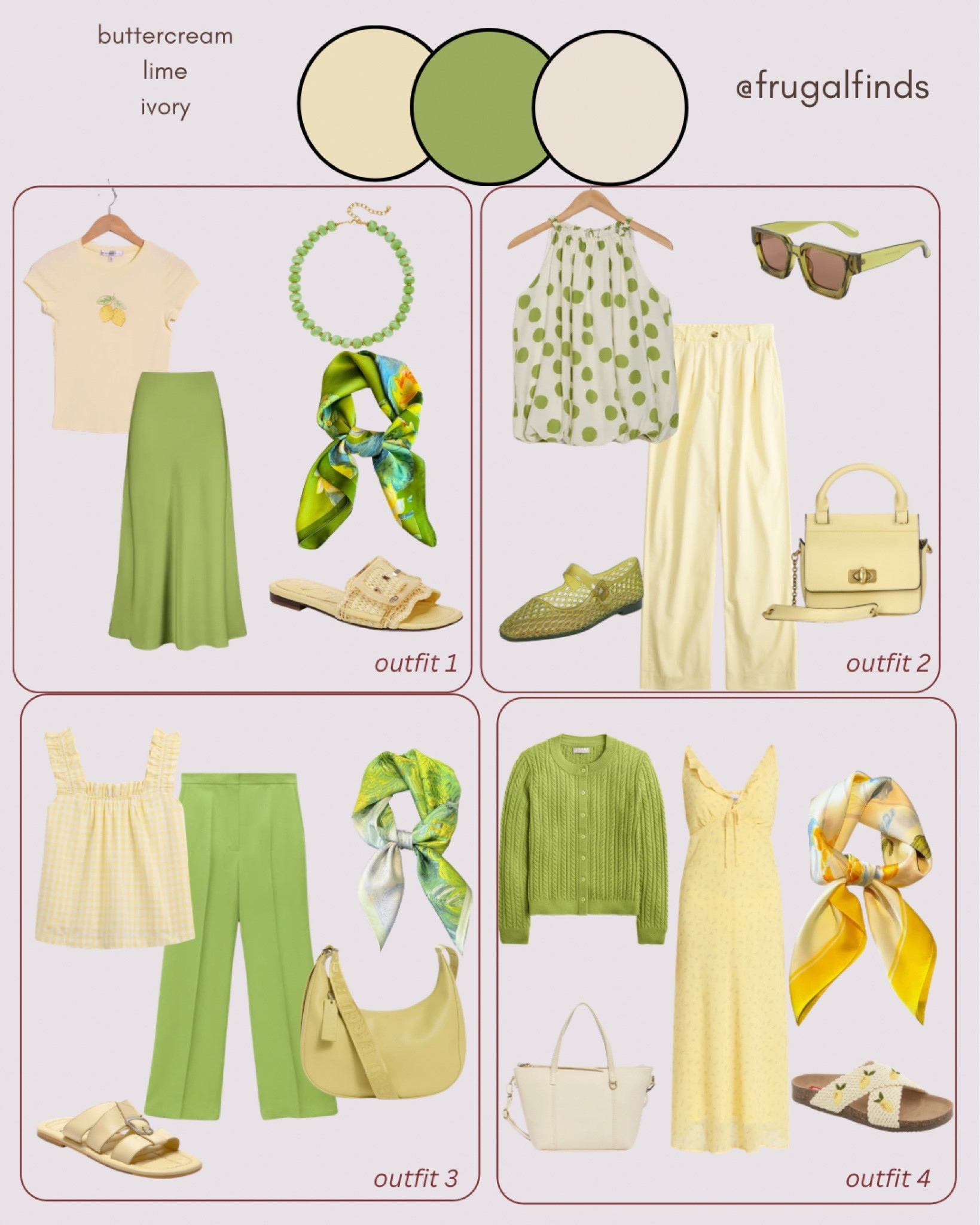 Buttercream
Lime
Ivory 

Unexpected color combos. All items are a deal❤️

#LTKootd #LTKSaleAlert #LTKSeasonal