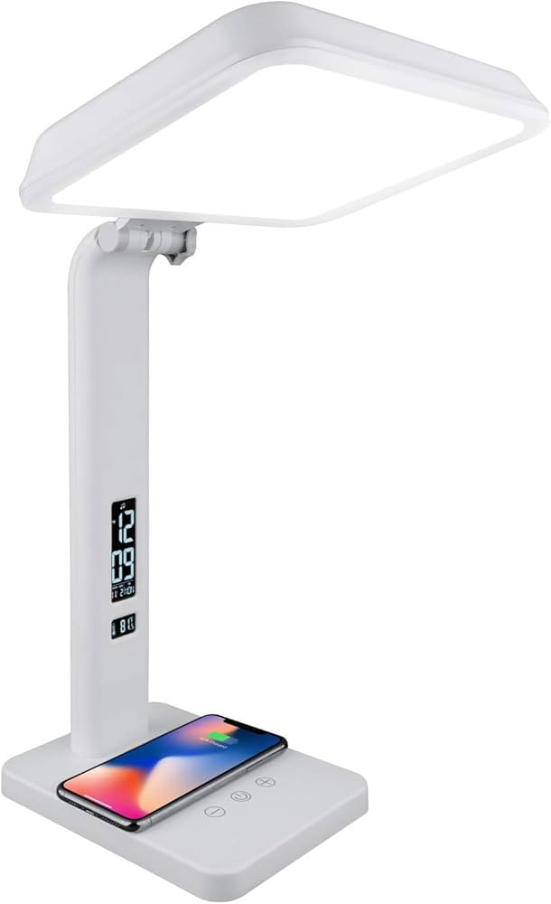 TheraLite Aura Qi Light Therapy Sun Lamp, UV Free, 10,000 LUX Light Therapy Lamp, Includes Alarm ... | Amazon (US)