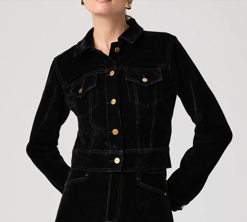 Velvet jacket is in my cart!  Size up to layer over sweaters! 