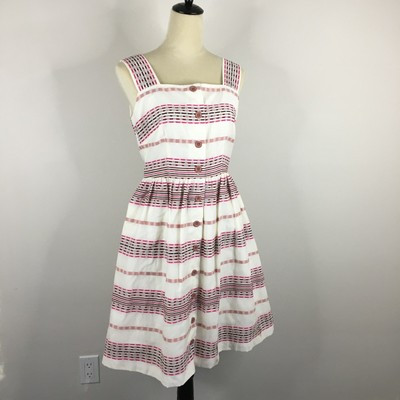 NWT GAL MEETS GLAM Womens sz 4 Multi-Color Striped Textured Sleeveless Dress  | eBay | eBay US