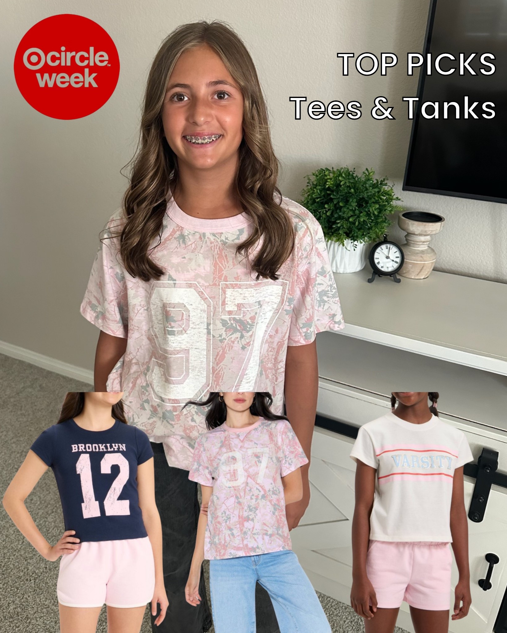 TARGET WEEK DEALS 🎯💲 ALL under $20. Grab them now before the sale ends 10/11 

Tween, preppy, graphic tee, solid tee, tanks, basics, pullover, long sleeve, short sleeve 

#LTKStyleTip #LTKKids #LTKSaleAlert