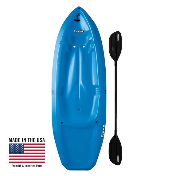 Lifetime Wave Youth 6 ft Sit-On-Top Kayak with Paddle Blue (90097) | Walmart (US)