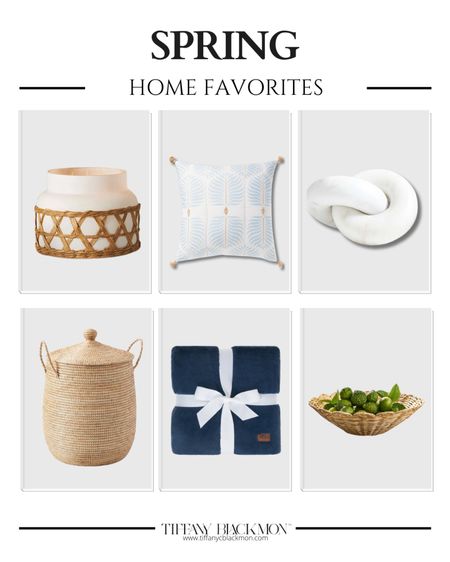 Spring Home Favorites


Home  home decor  home style  modern home  modern decor  home essentials  candle  storage box  throw blanket  throw pillow  tiffanyblackmon

#LTKHome #LTKStyleTip #LTKSeasonal