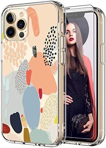 ICEDIO for iPhone 12 Pro Max Case with Screen Protector,Fashionable Multi-Colored Painting Patter... | Amazon (US)