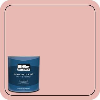 1 qt. #P160-2 Blush Rush Satin Enamel Low Odor Interior Paint & Primer | The Home Depot