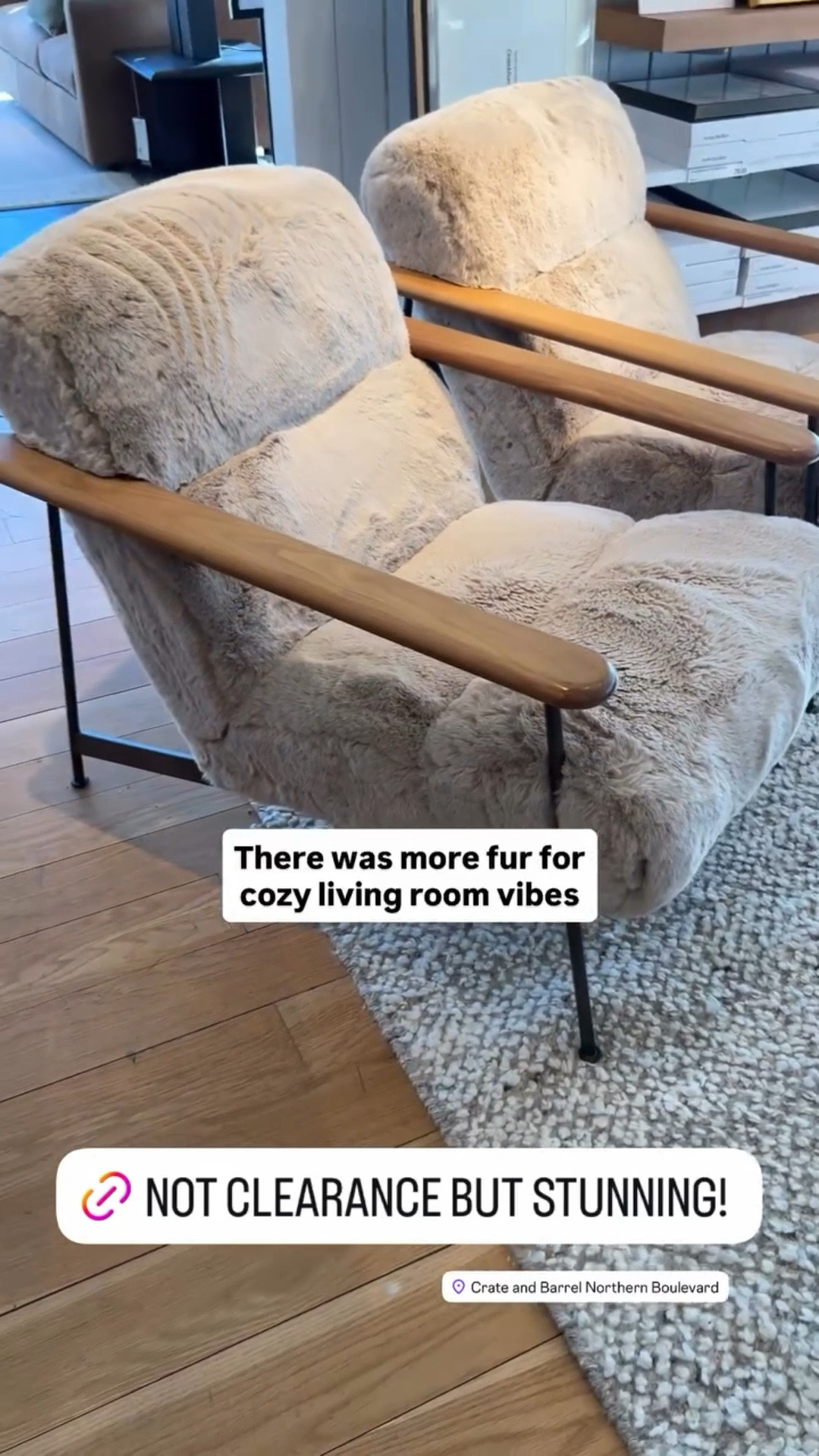 There was more fur for cozy living room vibes // this faux fur accent chair was stunningg

#LTKHome #LTKOver40 #LTKSeasonal