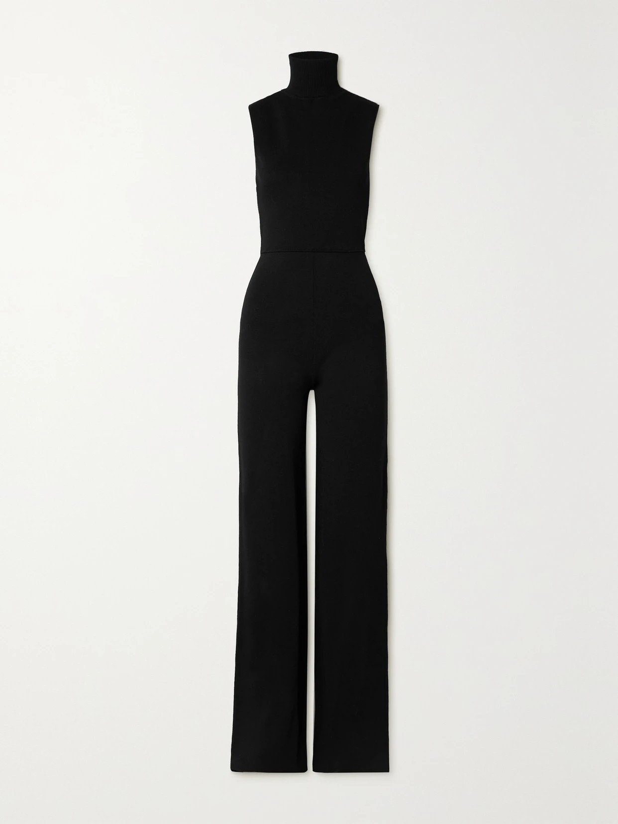 GAUGE81 - Gijon Open-back Knitted Turtleneck Jumpsuit - Black | NET-A-PORTER (US)