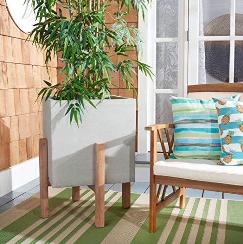 Safavieh Outdoor Collection Anston Concrete Planter | Amazon (US)