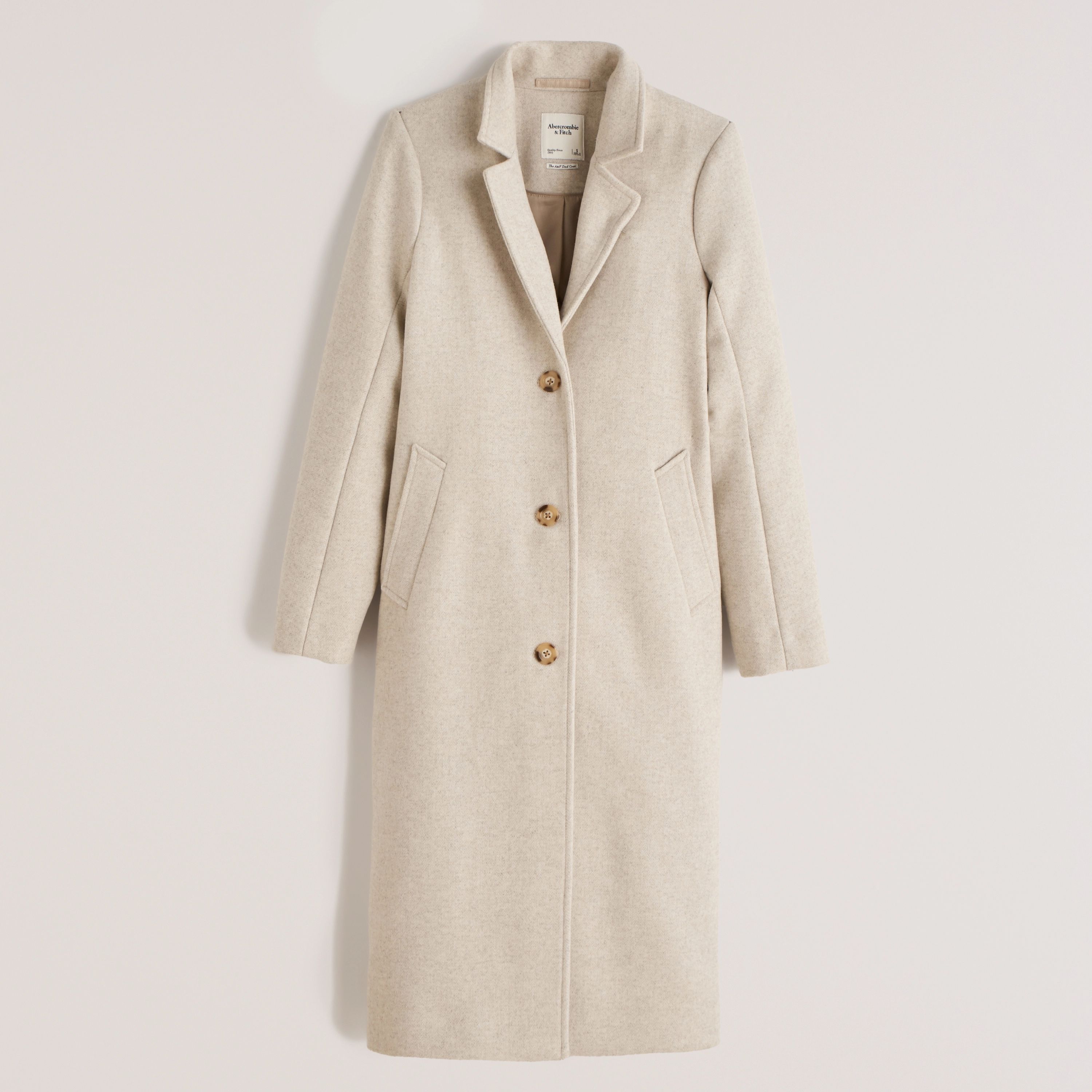 Calf-Length Dad Coat | Abercrombie & Fitch (US)