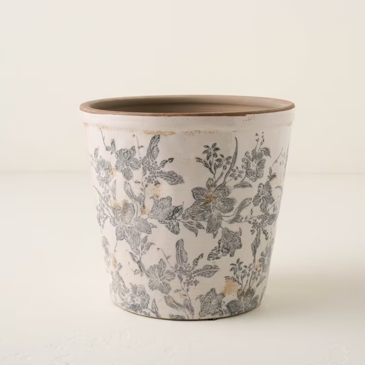 Grey and White Distressed Planter | Magnolia