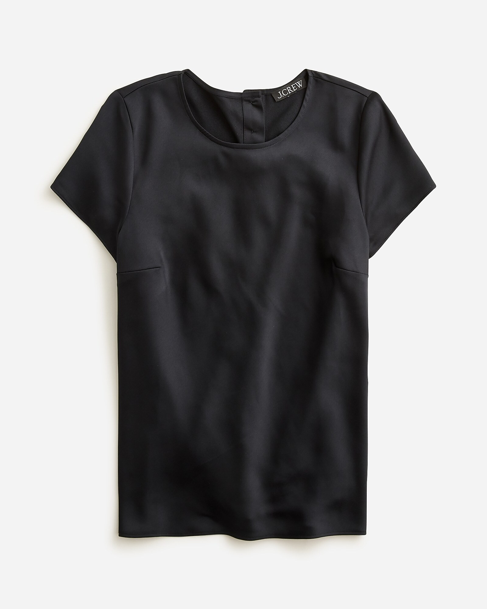 Short-sleeve button-back top in everyday crepe | J. Crew US