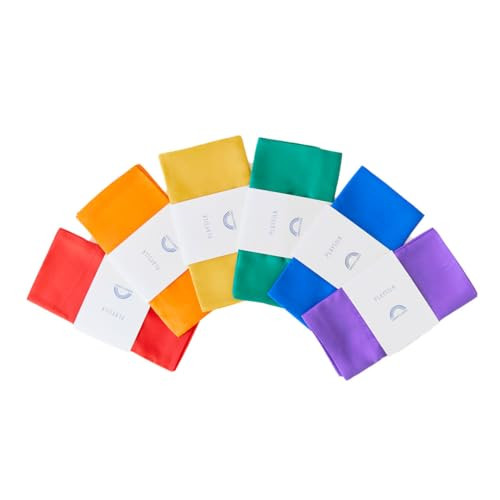 Sarah's Silks Set of 6 Primary Playsilks, 100% Silk Scarves for Kids and Toddlers, Sensory Toys | Bright Square Scarves, Waldorf Toys for Imaginative and Pretend Play | Amazon (US)