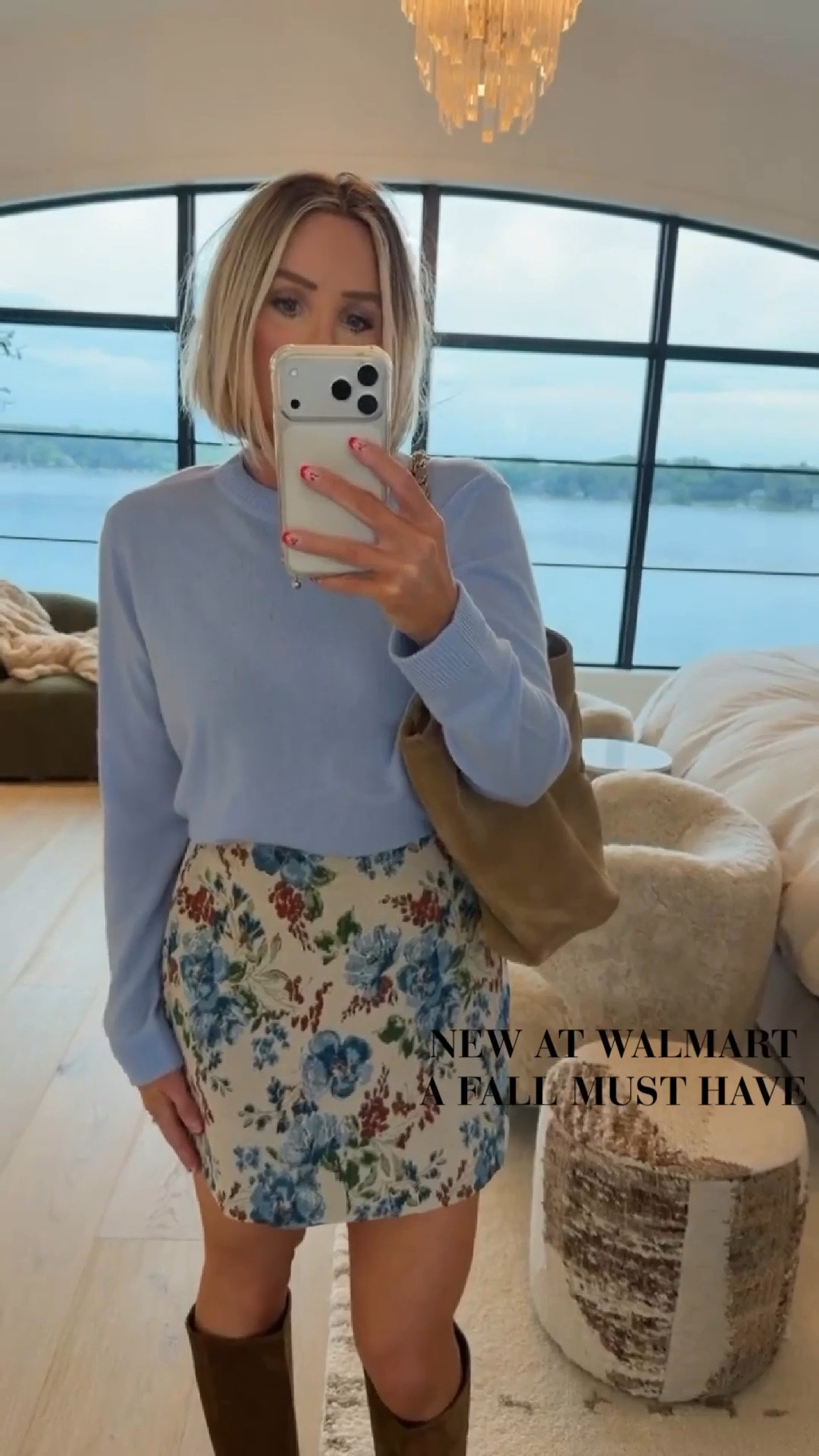 This Walmart skirt is under $30 and the quality is SO good 😍 Wearing a size 6!

#LTKootd #LTKSeasonal #LTKgrwm