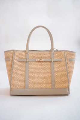 Large Raffia Tote Bag- Sample Sale- Final Sale | Lisi Lerch Inc