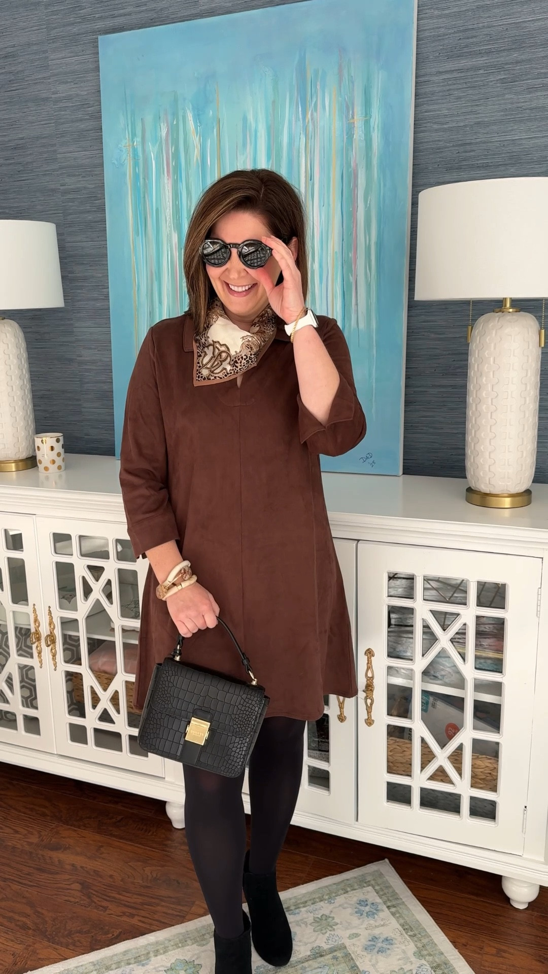 Sunday style. 

ALWAYSAGNES wearing a medium in the dress! 

Duffield Lane Surde dress

#LTKootd #LTKOver40