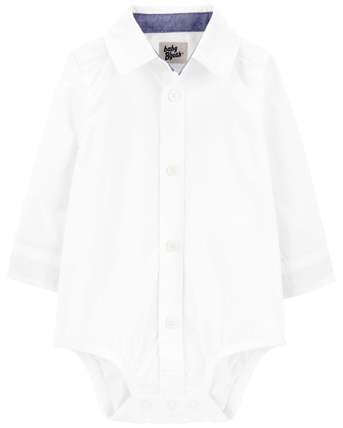 White Baby The Classic Button-Front Bodysuit | carters.com | Carter's