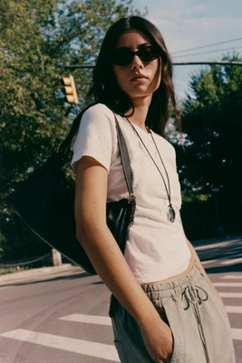 Bennie Cotton Slim Crew Neck Tee | Anthropologie (US)