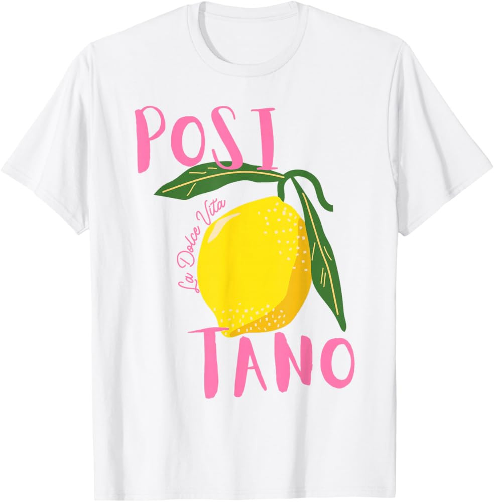 Limoncello la dolce vita Italian lemon T-Shirt | Amazon (US)