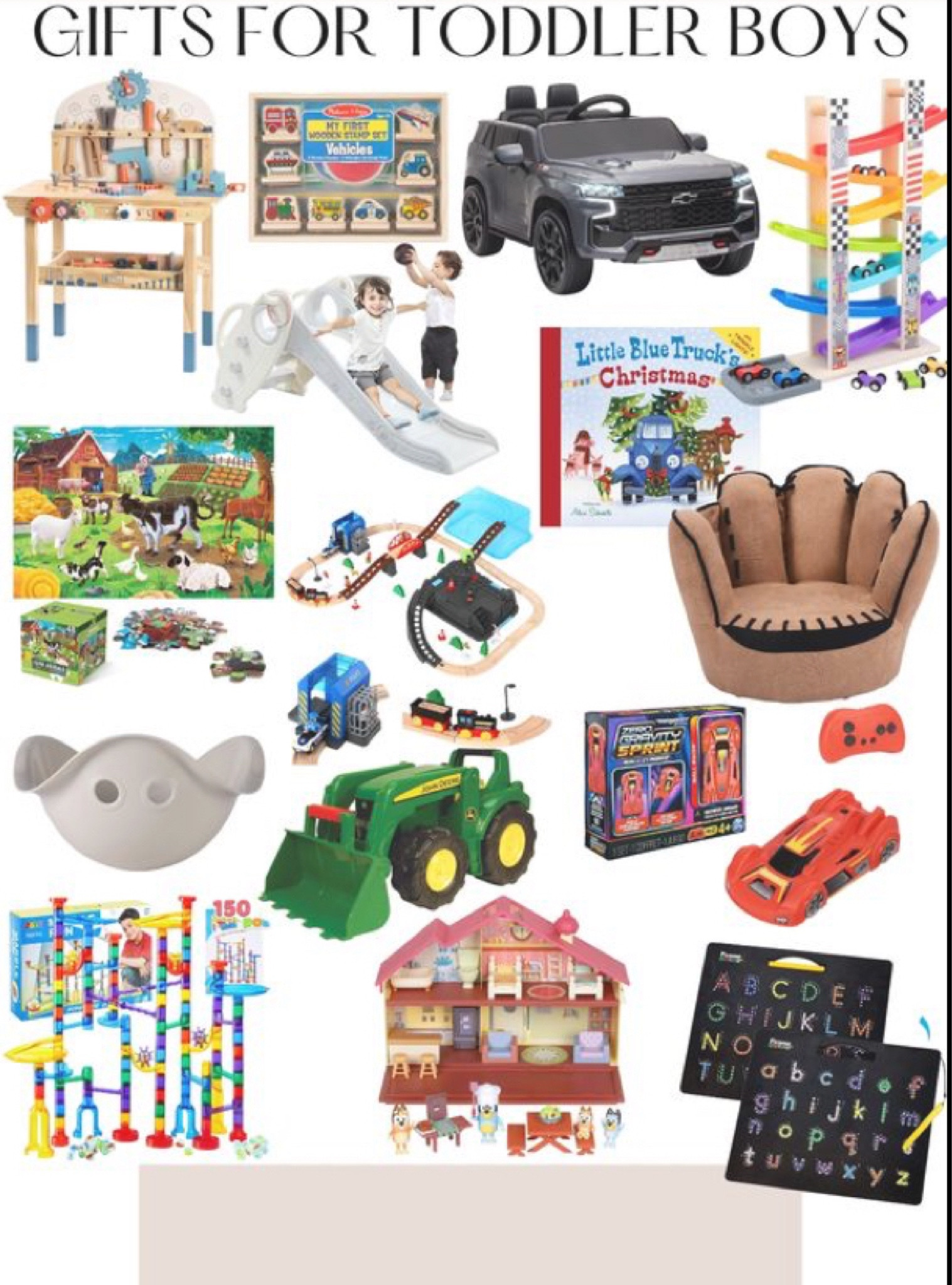 Gifts for toddler boys 

#LTKGiftGuide #LTKKids #LTKHoliday
