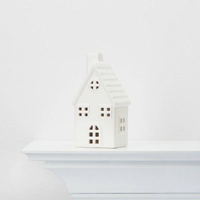 Medium Ceramic House Decorative Figure White - Wondershop™ | Target