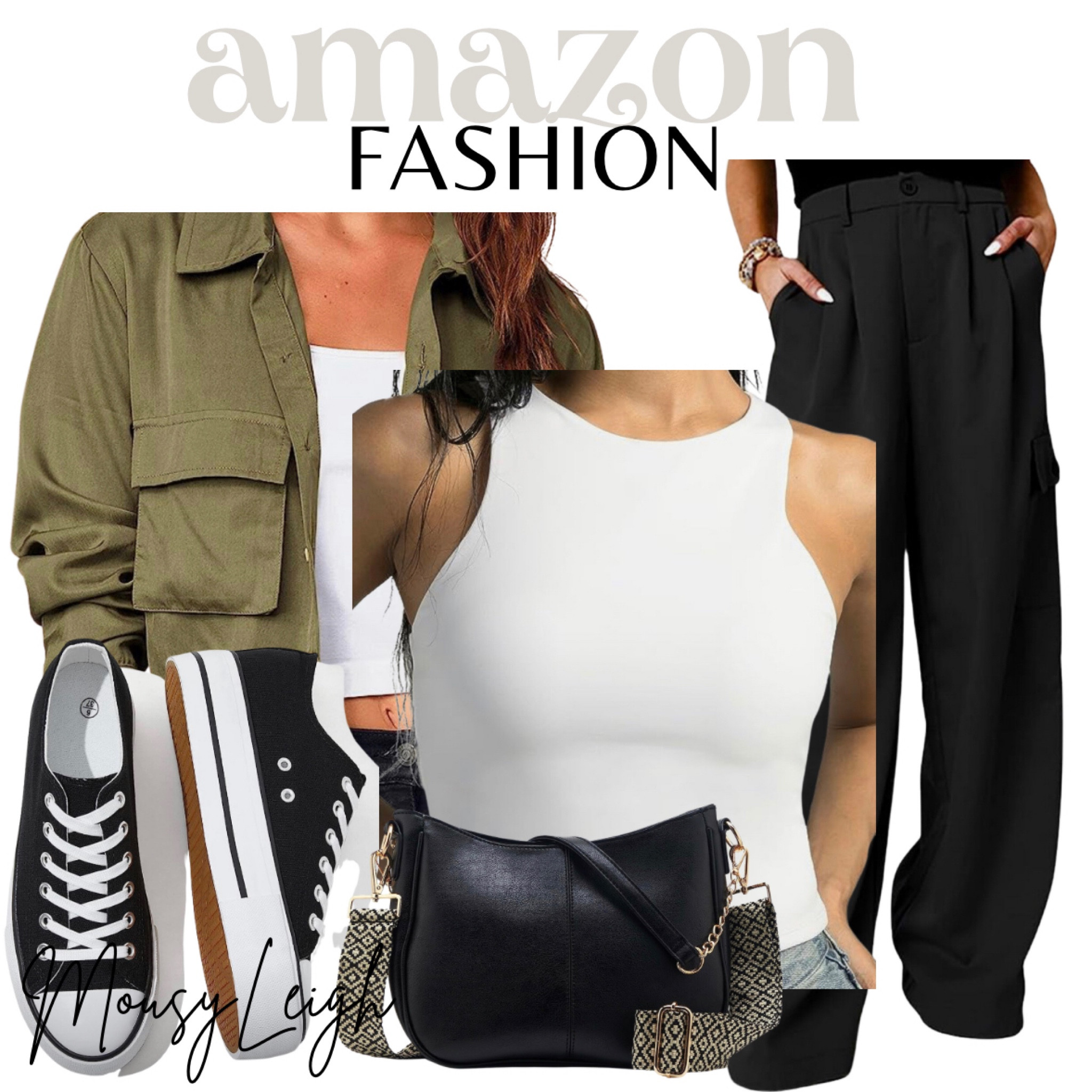 Amazon look! High rise wide leg bottoms, fitted tank, cropped bomber jacket, sneakers, and a crossbody bag! 


amazon, amazon find, amazon finds, found it on amazon, amazon style, amazon fashion, amazon spring, amazon summer, amazon tops, amazon look, amazon shopping, colorful, fall, fall style, fall outfit, fall outfit idea, fall outfit inspo, fall outfit inspiration, fall loom, fall fashions fall tops, fall shirts, flannel, hooded flannel, crew sweaters, sweaters, long sleeves, pullovers, sneakers, fashion sneaker, shoes, tennis shoes, athletic shoes,  

#LTKstyletip #LTKshoecrush #LTKFind