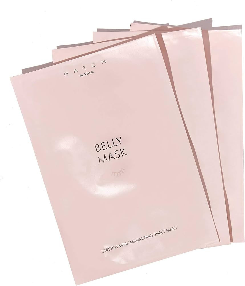 HATCH Mama - Natural Belly Mask Stretch Mark Targeting Sheet Mask | Non-Toxic, Plant-Derived, Mam... | Amazon (US)