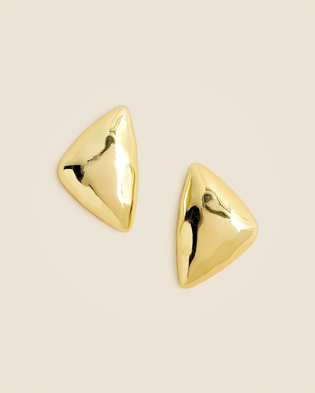 Oversized triangle studs | J. Crew US