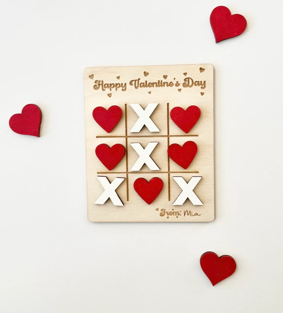 Valentines Day Tic-tac-toe, Tic Tac Toe, Valentines Day Gifts, Classroom Valentines, Kids Valenti... | Etsy (US)