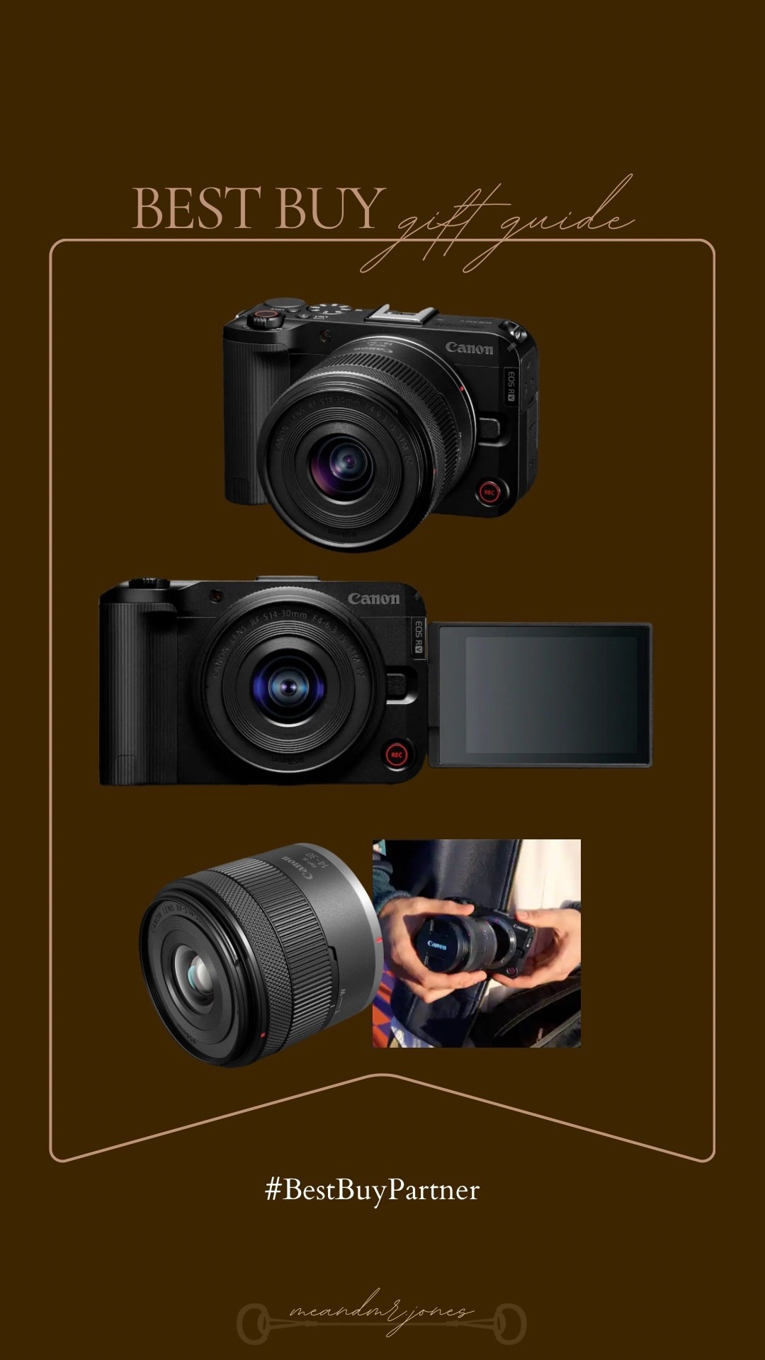 #BestBuyPartner The Canon EOS R50 V is on my wishlist this year! Shop the top gifts from Best Buy #giftguide