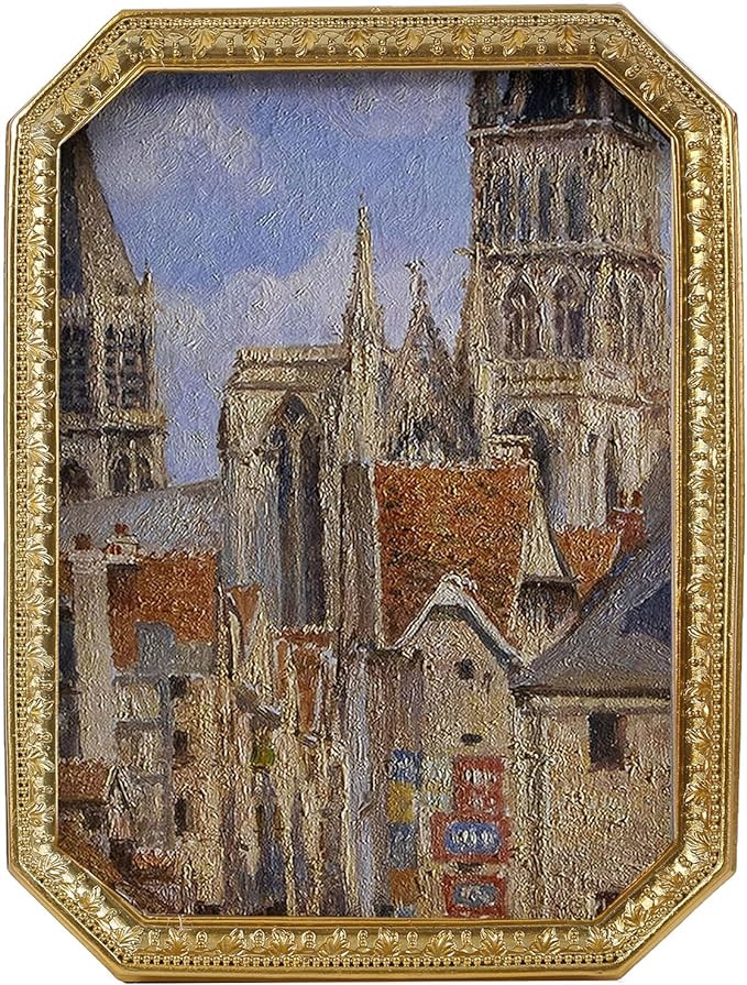 SIKOO Vintage 5×7 Gold Picture Frame Antique Ornate Photo Frame Tabletop and Wall Hanging with H... | Amazon (US)