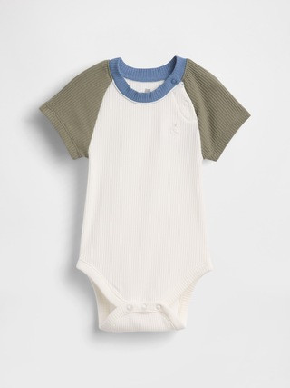 Baby First Favorites TinyRib Raglan Bodysuit | Gap (US)