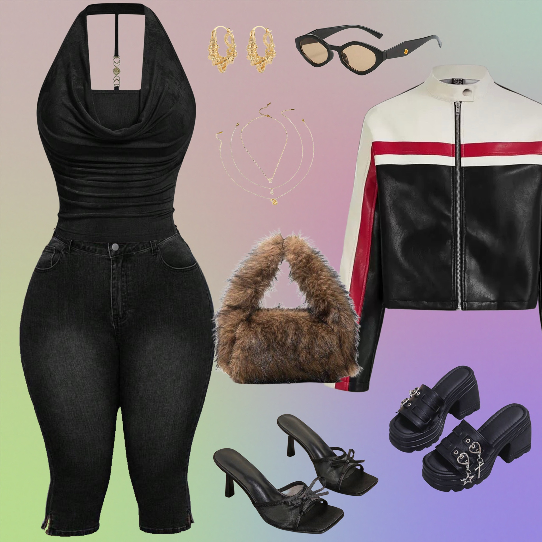 Don Toliver Concert Outfit Inspo ❤️‍🔥 

Note: the zip up is styled off the shoulder with a tank/bandeau under
#dontoliver #plussizefashion #midsizefashion #concertoutfit #outfitinspo  

#LTKMidsize #LTKPlusSize #LTKootd