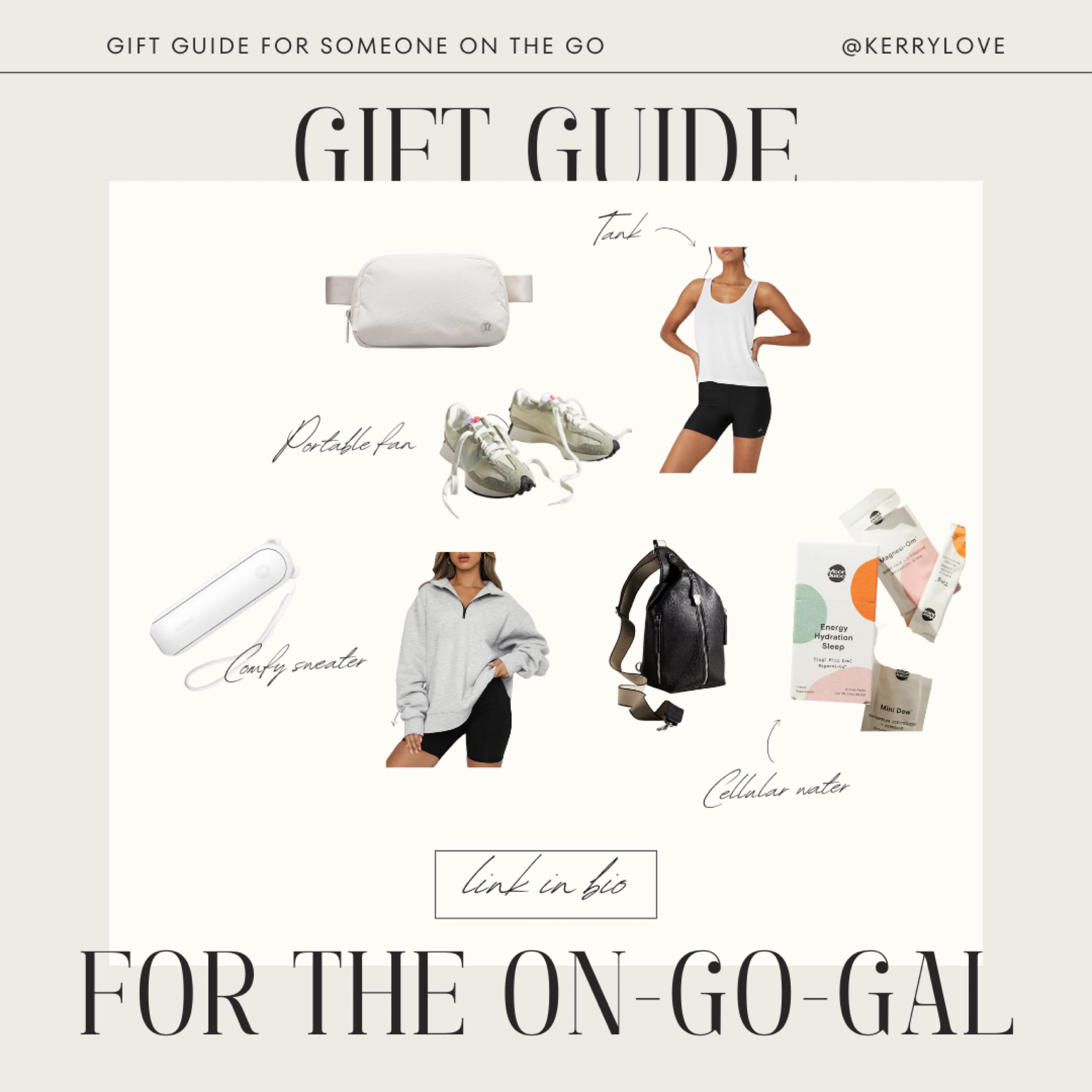 Gift guide for the on-the-go gal. 

#LTKHoliday #LTKGiftGuide