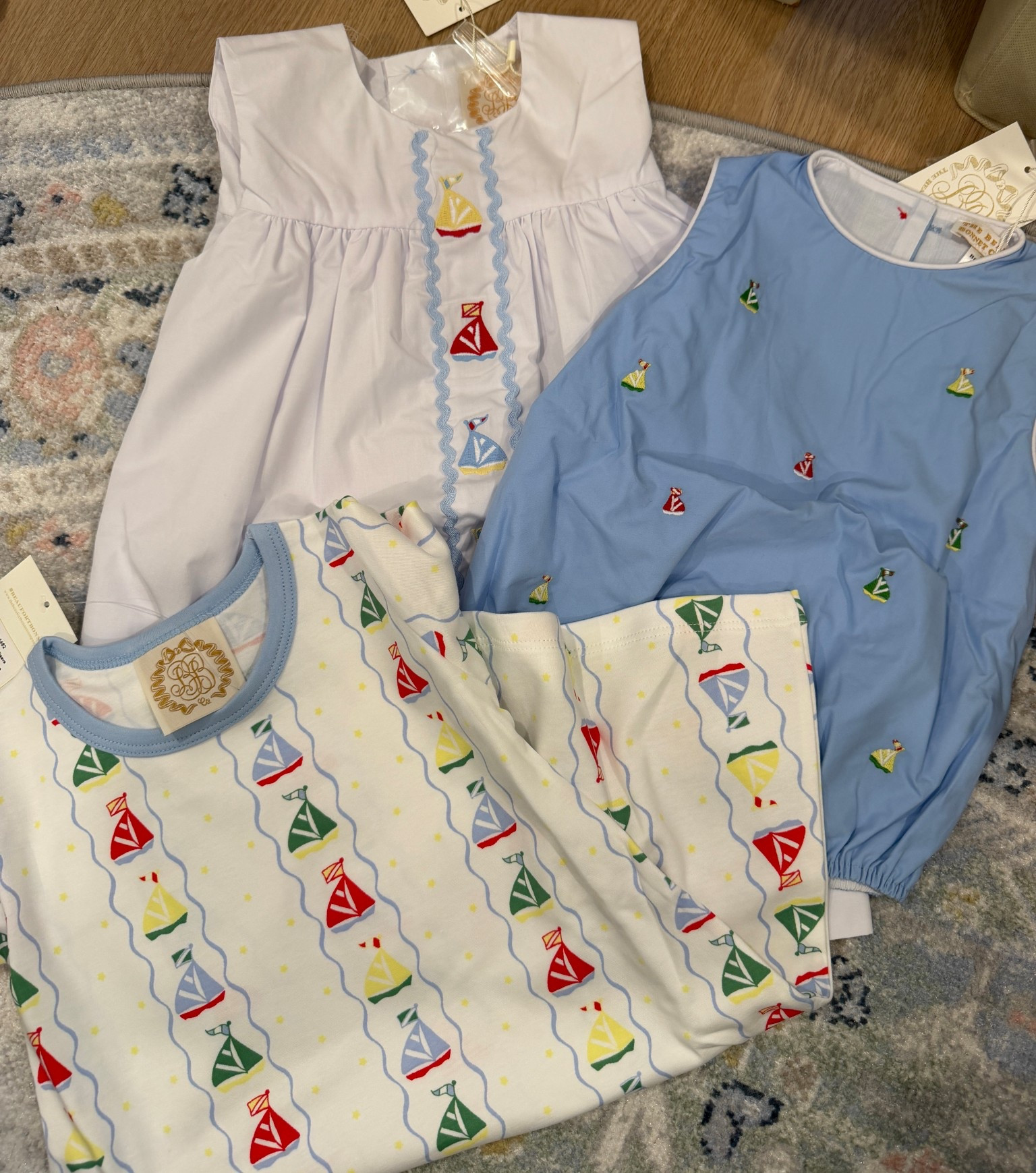 New arrivals from the Beaufort Bonnet Company make for the cutest and sweetest sibling matches! Love the sailboat details 😍💗🩵

#LTKBaby #LTKKids #LTKmomlife